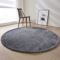 바오밥 워셔블 라운드 엑센트 원형 포인트 러그 150cm