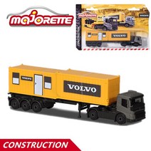 Majorette 1/64 볼보 트럭 시리즈 자동차 팝 모델 장난감, 01 truck with 2 contain