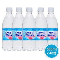 라인바싸 탄산수 자몽 500ml x 40펫/탄산수/탄산음료, 400ml, 40개