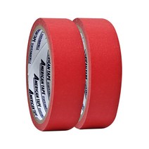 HORSE POWER 홀스파워 칼라 종이 마스킹테이프 색깔테이프 컬러테잎, 1개, 빨강(25mm x 15Y-2롤)