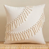 북유럽 수입 명품 쿠션 고급 쇼파 inyahome morocco lumbar throw, 술 의식, 45x45cm 1 개 커버