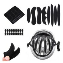 자전거 킥보드 헬멧 쿠션 DIY 머리 보호구 스폰지, 블랙