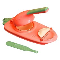 만두 성형틀2In 1 휴대용 수동 만두 파스타 메이커 스킨 인공물 DIY 기계 래퍼 반죽 금형 주방 만들기 도, 04 Pink