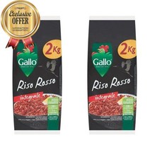 영국 Riso Gallo 리조갈로 레드 홀그레인 라이스 2kg, ２개　(개당 44,500원 - 코드242p)