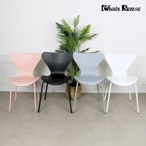 체어센스 앤트 체어 카페 식탁 의자, 앤트체어 화이트, 1개