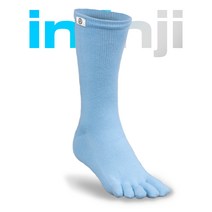 인진지 NEW 러너 크루 스카이 쿨맥스 기능성 스포츠 발가락 양말 남성 여성 런닝 마라톤 운동, medium(255~270)