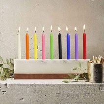 양초 캔들 DIY led촛불 미니 100 피스 테이퍼 캔들 무향 다양한 색상 미니 캐스팅 차임 의식 맞춤법 왁스, 한개옵션0