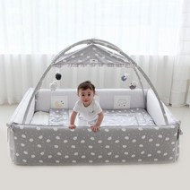 아이조아 범퍼침대 드림/두두/브로디/범퍼루프와 속싸개 증정, 두두 자수 범퍼패드 특대형