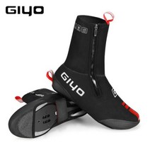 GIYO GUXT02H 도로 자전거 두꺼운 방수 방진 사이클링 스포츠 신발 커버 MTB 자전거 신발 커버 방풍 따뜻한, 없음, Black+3XL
