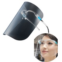 얼굴 안면 보호 투명마스크 안경 페이스쉴드 얼굴보호대 방역 가리개 가림막
