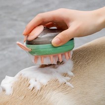요기쏘 강아지 고양이 마사지 브러쉬 샤워기 헤드 목욕 샤워 용품, 1개