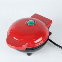 와플기계 전기와플 가정용 간식 기계 와플메이커 휴대용 미니 아침 식사 전기 와플 메이커 거품 계란 케이크 오븐 사랑 심장 모양의 와플 메이커 미국 플러그, 빨간색, 미국 플러그 110v, 02 Red_04 UK Plug