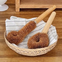 [바보사랑] 우드핸들 화이트 청소도구 야자솔 (2type), 상세 설명 참조