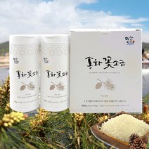 안전한소금 태안송화소금 불순물제거 미네랄과 송화분 다량 함유 저염이며 혈압좋은 선물세트, 송화꽃소금460g(가는입자)