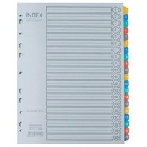 대흥 바인더인덱스 PP i620/20분류/1SET, 없음