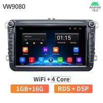 안드로이드 네비게이션 올인원 무선 오토 네비 모니터 후방카메라 자동차 폭스바겐 글로프 5 파사트 스코다, 01 1 16G RDS