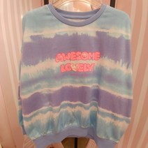 로엠걸즈 NC05 홀치기 나염 맨투맨 RGMA2083C