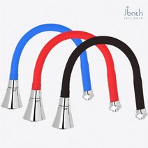 제일바스 주방용 물때방지 자바라 싱크대 수전 호스 교체, 레드