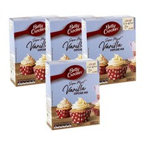 베티크로커 바닐라 컵케이크 믹스 450g Betty Crocker Vanilla Cupcake Mix, 4팩