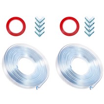 [모서리각쿠션+모서리에어쿠션]2SET 에어쿠션 2M+2M 각쿠션 8P 모서리보호대 모서리커버 안전모서리, 1SET+1SET