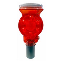 쏠라 바루사 태양열 LED 경고등 파이프용A, 1개