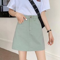 재한 여자 데님 스커트[1139]