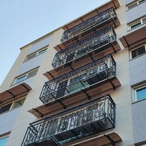 캐노픽스 450x4600 상가 사무실 계단 통로 출입구 비가림막 차양막 채양 캐노피설치, 투명, 블랙, 블랙(분체도장)