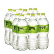 풀무원샘물 무라벨 생수, 12개, 2L