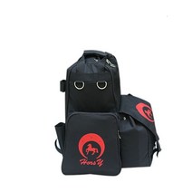 승마 가방 다기능 장비 패키지 대용량 부츠 헬멧 보관 옥스포드 천, 02 Black