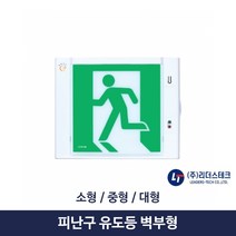 비상구 유도등 피난구 벽부형 비상, 3.대형 (벽부형)
