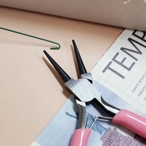 핑크 구자말이 플라이어 공구 비즈 오링 DIY 공예 가성비 보급형 공구 세트 모음, 상세페이지 참조, 상세페이지 참조