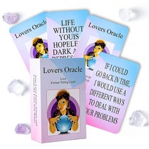 Feilongzaitian Love Oracle 카드 초보자를 위한 타로 러브 80장 트윈 플레임 오라클 덱 친밀한 주제 탐색 사랑을 로맨틱하게 만들기 카드에 메시지가 있는 카드5