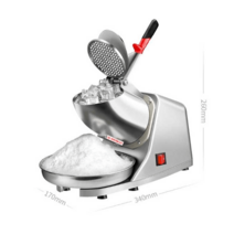 눈꽃빙수기계 얇은 얼음 자동 분쇄기 우유 쇄빙기, 레드 나이프2