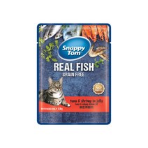 스내피톰 캣 파우치 참치와 새우 85g, 참치와 새우 x 12개입