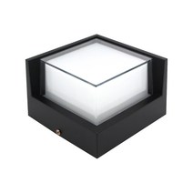 메이리 LED 사각 외부등 12W 현관등 베란다등 계단등 스퀘어 직부등 큐브 천장등 전원주택 조경등 벽부등 사각등 문주등 정원등 외벽등 카페 볼라드등 펜션 데크등 실외조명 화단등, 주광색