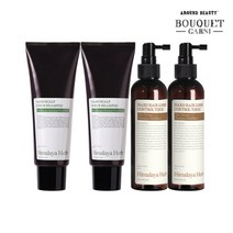 부케가르니 히말라야 허브 나드 두피 스크럽 샴푸 200ml x2개+헤어 토닉 x2개, 1
