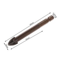 콘크리트 칼 블록 홈파기 드릴 비트 기리 타일 카바이드 포인트 스피어 헤드 유리 세라믹 구멍 오프너 용 커팅 엣지, 10mm