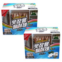 산도깨비 옷장용 탈취제(코튼향) 65g X 4개입, 2개