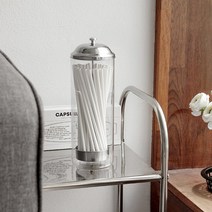 스트로우 빨대 디스펜서 빨대통 카페 편의점 보관함 꽂이 정리 수납, 1개