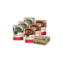 육개장 500g x3개 + 미역국, 육개장 500g x3개 + 미역국 500g, 3개