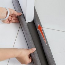 에프플래닝 방문틈막이 아파트방음문 문틈바람 월동준비 문방풍 방문 틈새 문틈 소음 빛 차단 발끼임방지 문틈막이, 그레이 2개