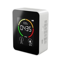 복합가스측정기 가스감지기 휴대용 CO2 측정기 미니 ppm co2 센서 공기질 모니터 이산화탄소 검출기 가스 분석기 감지기 테스터, Type 3-White