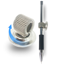 자석 펜꽂이 냉장고 자석보드 펜홀더 1+1 분실방지 마그네틱 매직 연필꽂이 볼펜홀더, 실버