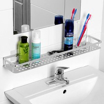 아이엔 무타공 접착 AL F600 욕실선반 욕실수납장 무타공선반