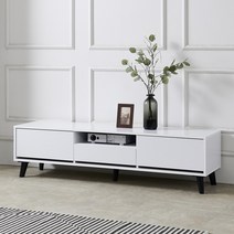 가온리빙 아이비 1500 TV장/거실장, 아이비 1500 (화이트)