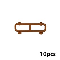 가정용 조립식 미니온실 비닐하우스 시공 DIY 도시 친구 장난감 집 MOC 부품 울타리 계단 사다리 문 빌딩, 67 brown