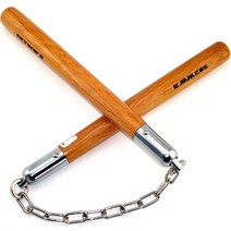 쌍절 나무 2 섹션 스틱 초보자 로그 2 섹션 스틱 훈련 유형-11862, 01.521 Nunchaku