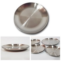 풍년주방 스텐 원형 앞접시 무광 27종 (사이즈선택), 1개, 30cm