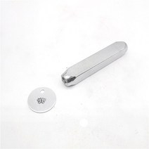 레이져각인기 각인기계 레이저마킹기 1PC 6MM 금속 스탬핑 도구 보석 디자인 우표 가죽 로고 DIY 만들기 펀, 04 YD04 1PC