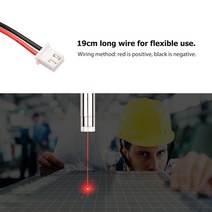 레이저커터 레이저조각기 소형 각인기 CNC 650nm 250mW 레드 닷 레이저 헤드 CNC 조각기 초점 모듈 도트 로, 한개옵션0